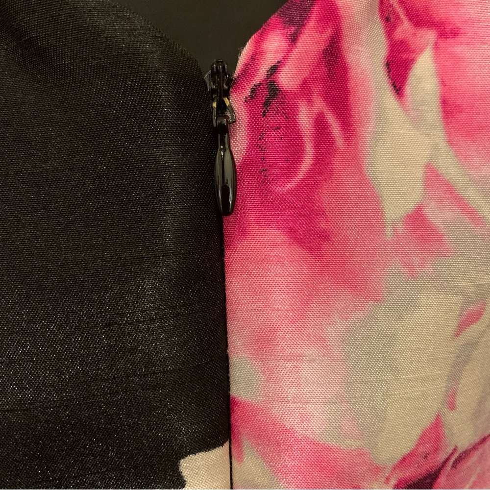 Floral Pink and Black Women’s Dress - Picture 8 of 9